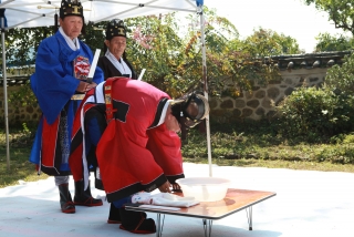 청산 향교 추계 석전제