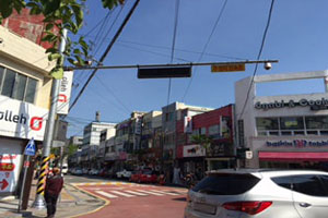 옥천읍 김밥천국 사거리 사진